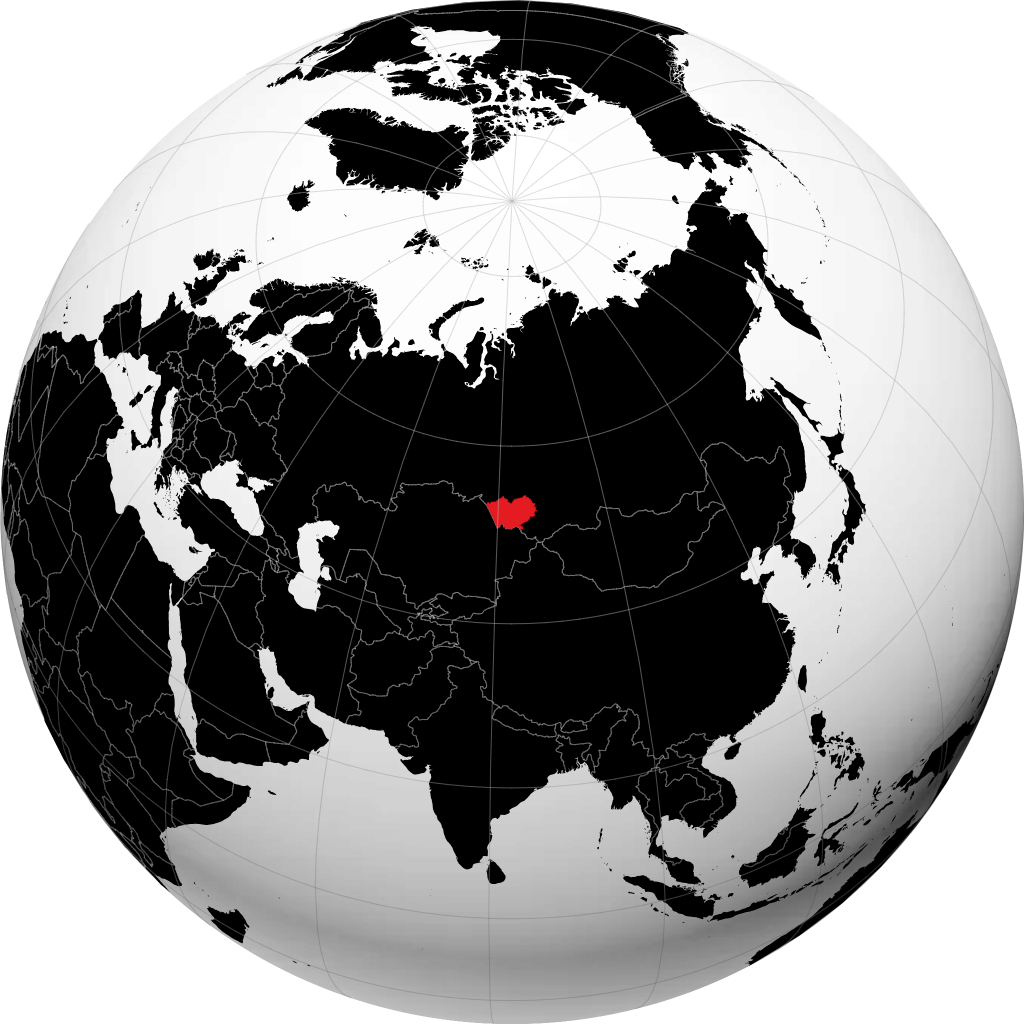 Vùng Altai trên quả địa cầu