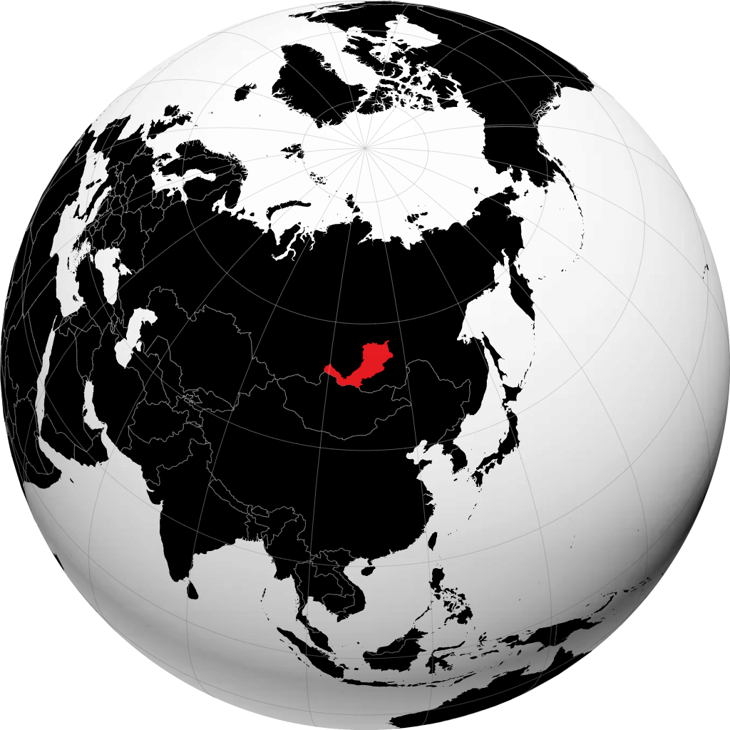 Buryatia trên quả địa cầu