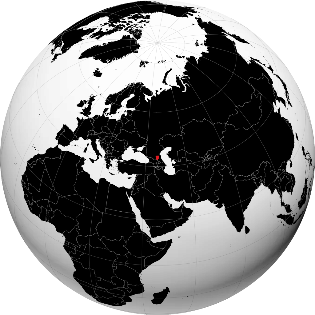 Chechnya trên quả địa cầu