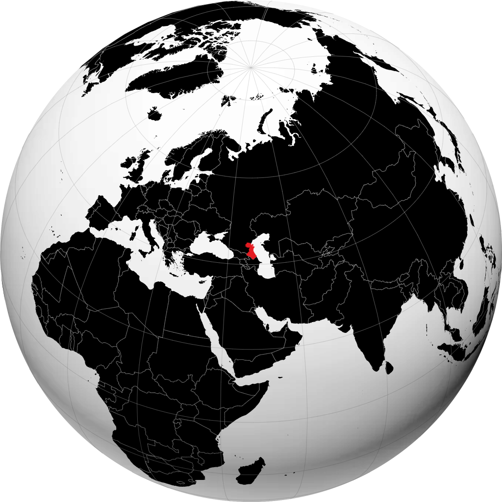 Cộng hòa Dagestan trên quả địa cầu