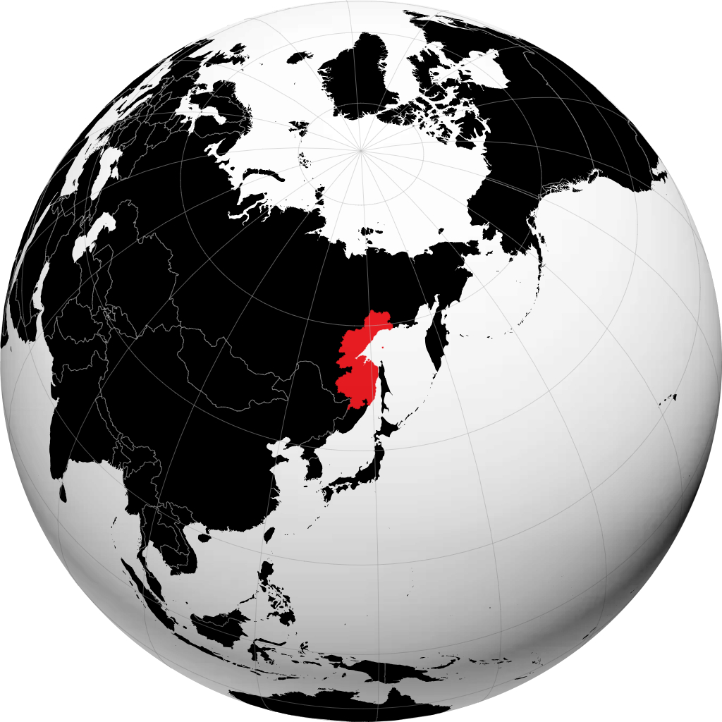 Vùng Khabarovsk trên quả địa cầu