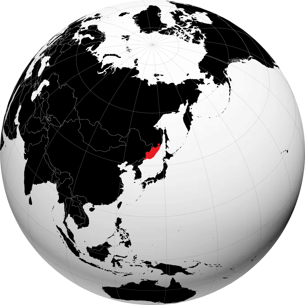 Vùng Primorsky trên quả địa cầu
