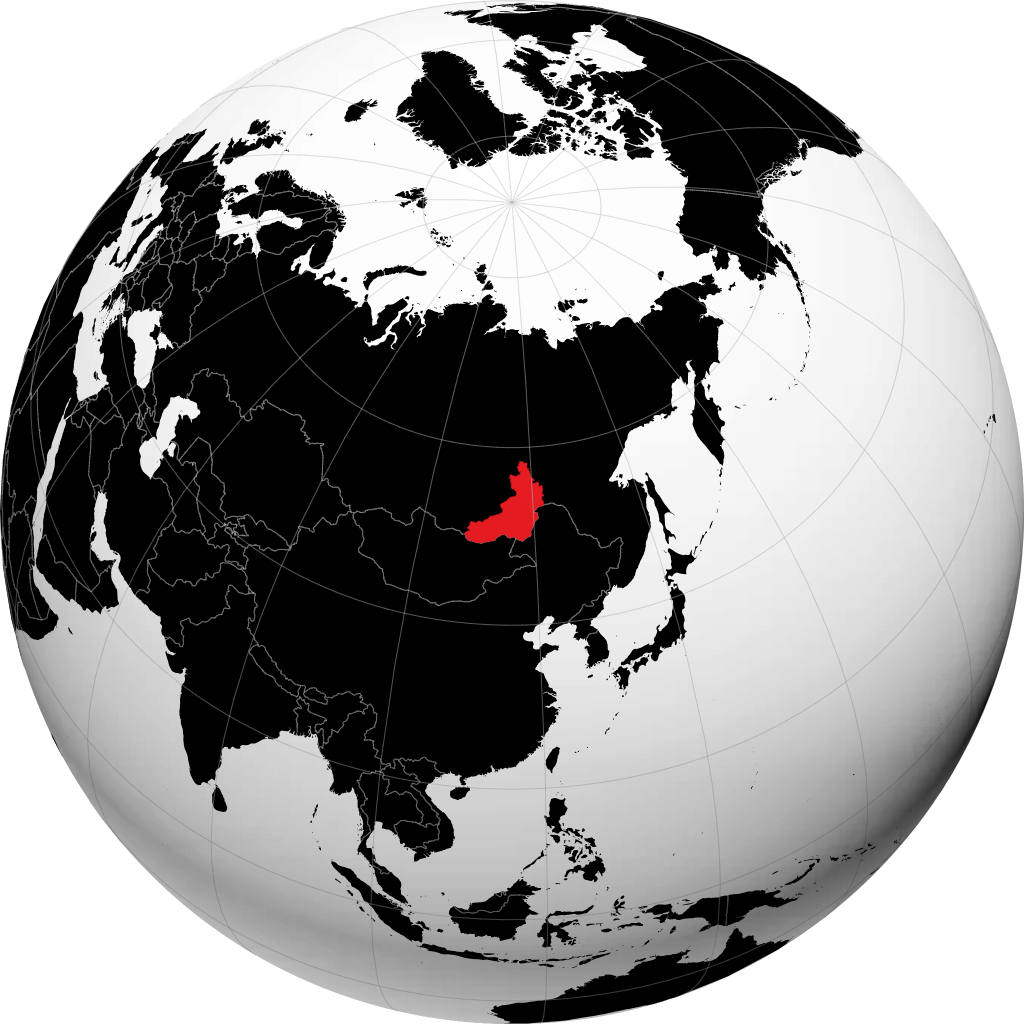 Vùng Zabaykalsky trên quả địa cầu