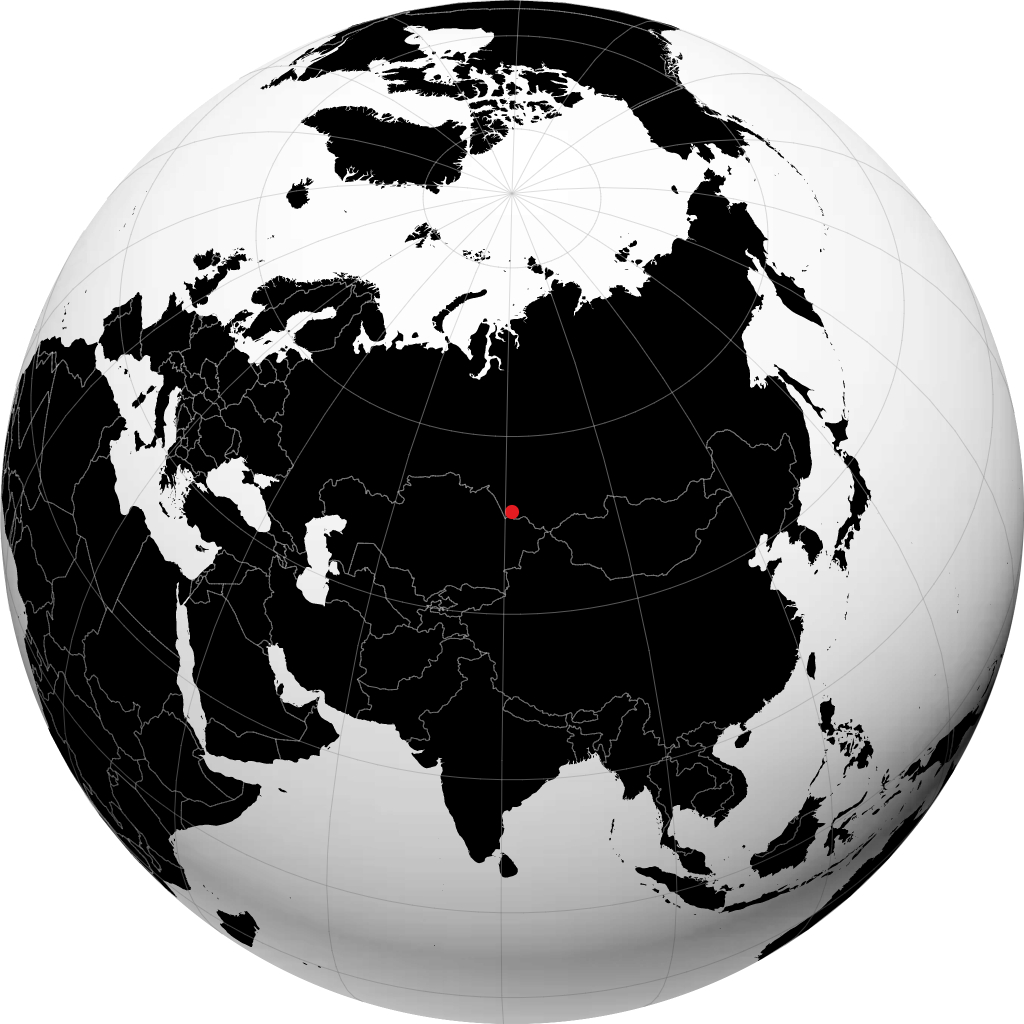 Rubtsovsk trên quả địa cầu