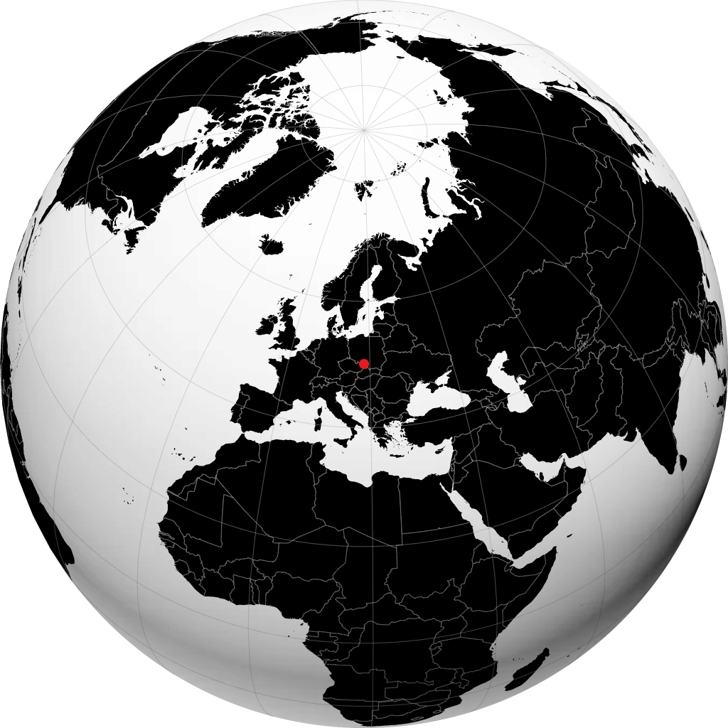 Rybnik trên quả địa cầu