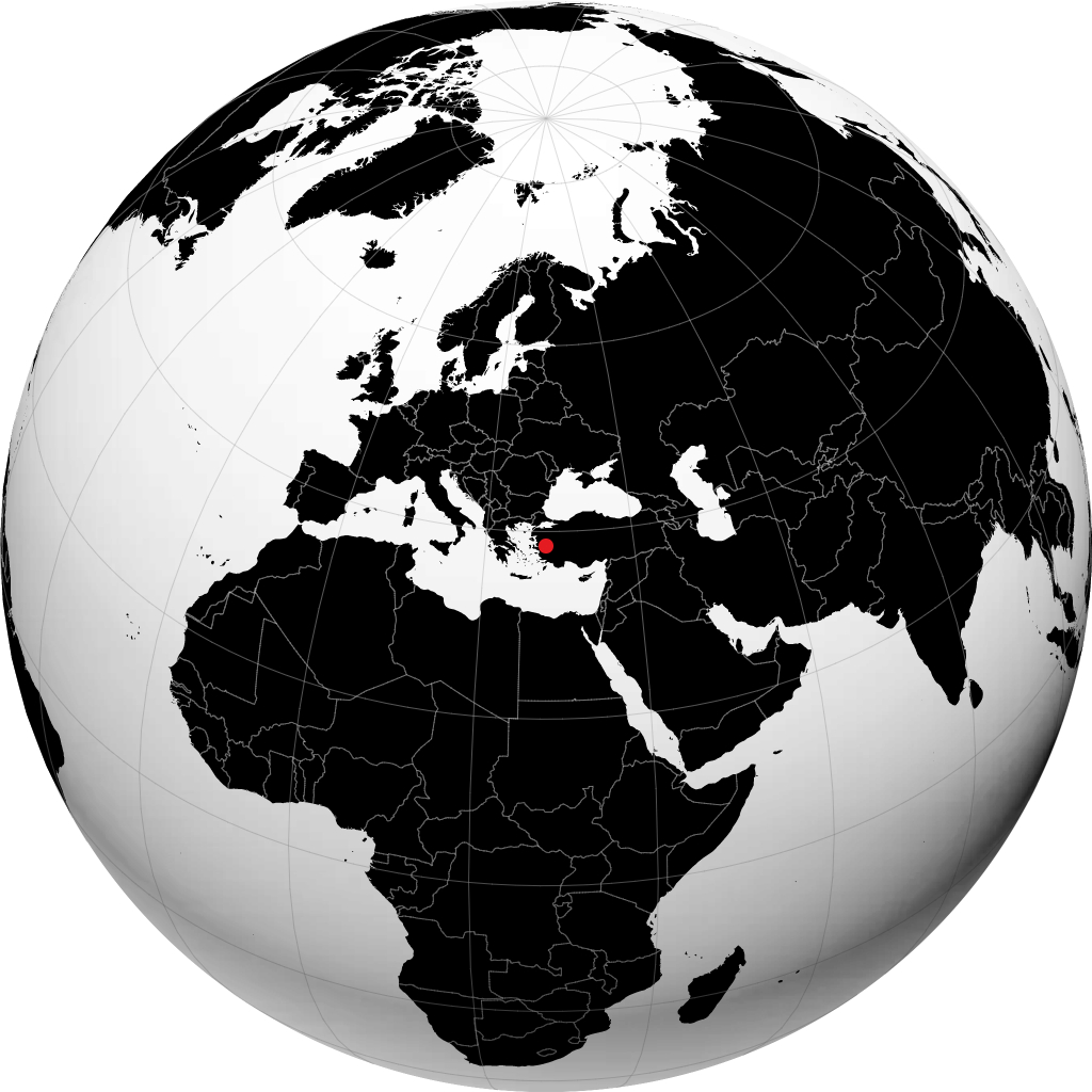 Salihli trên quả địa cầu