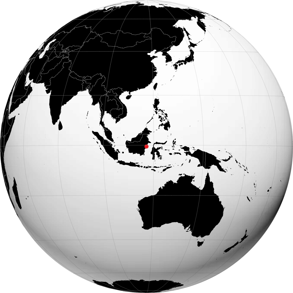 Samarinda trên quả địa cầu