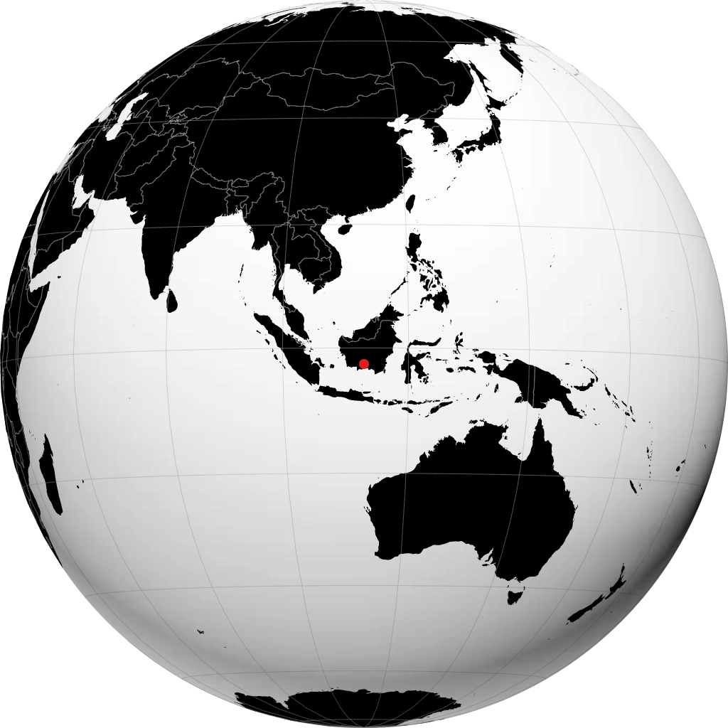 Sampit trên quả địa cầu