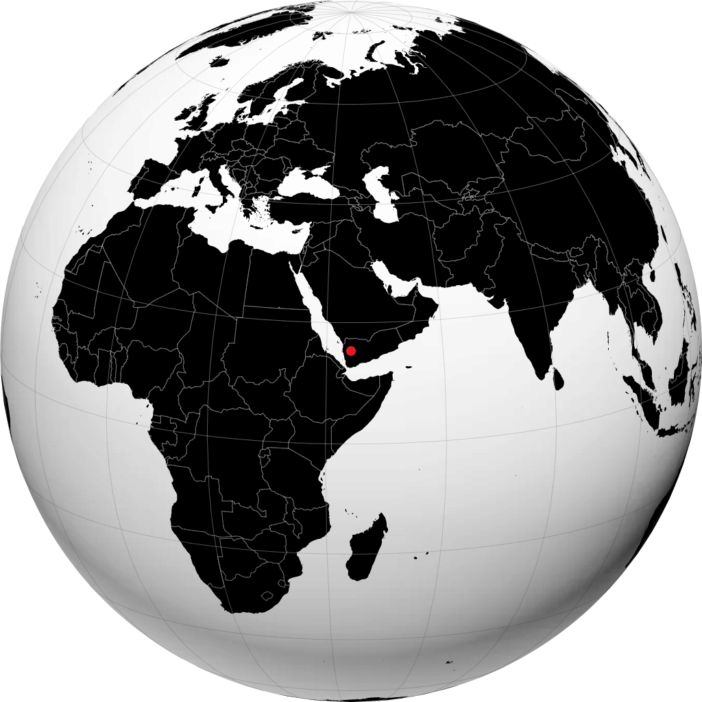 Sanaa trên quả địa cầu