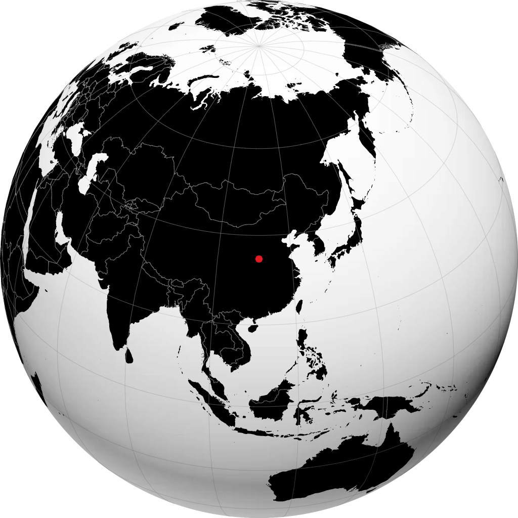 Sanmenxia trên quả địa cầu