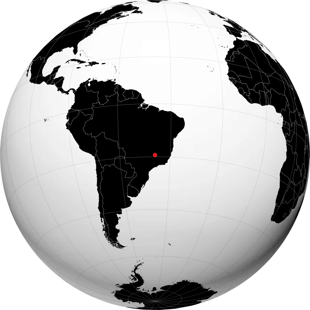 São Gotardo trên quả địa cầu