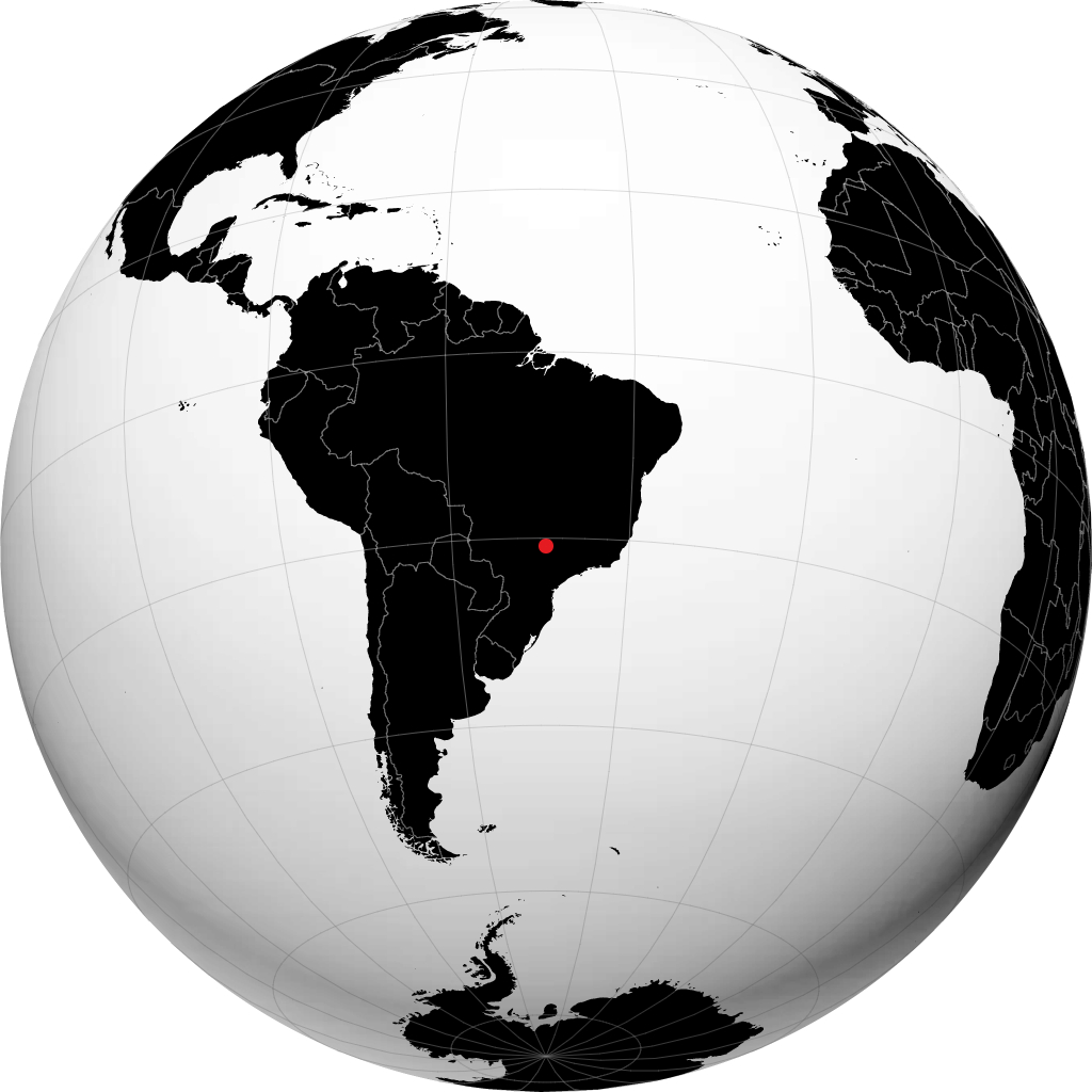 Sao Jose do Rio Preto trên quả địa cầu
