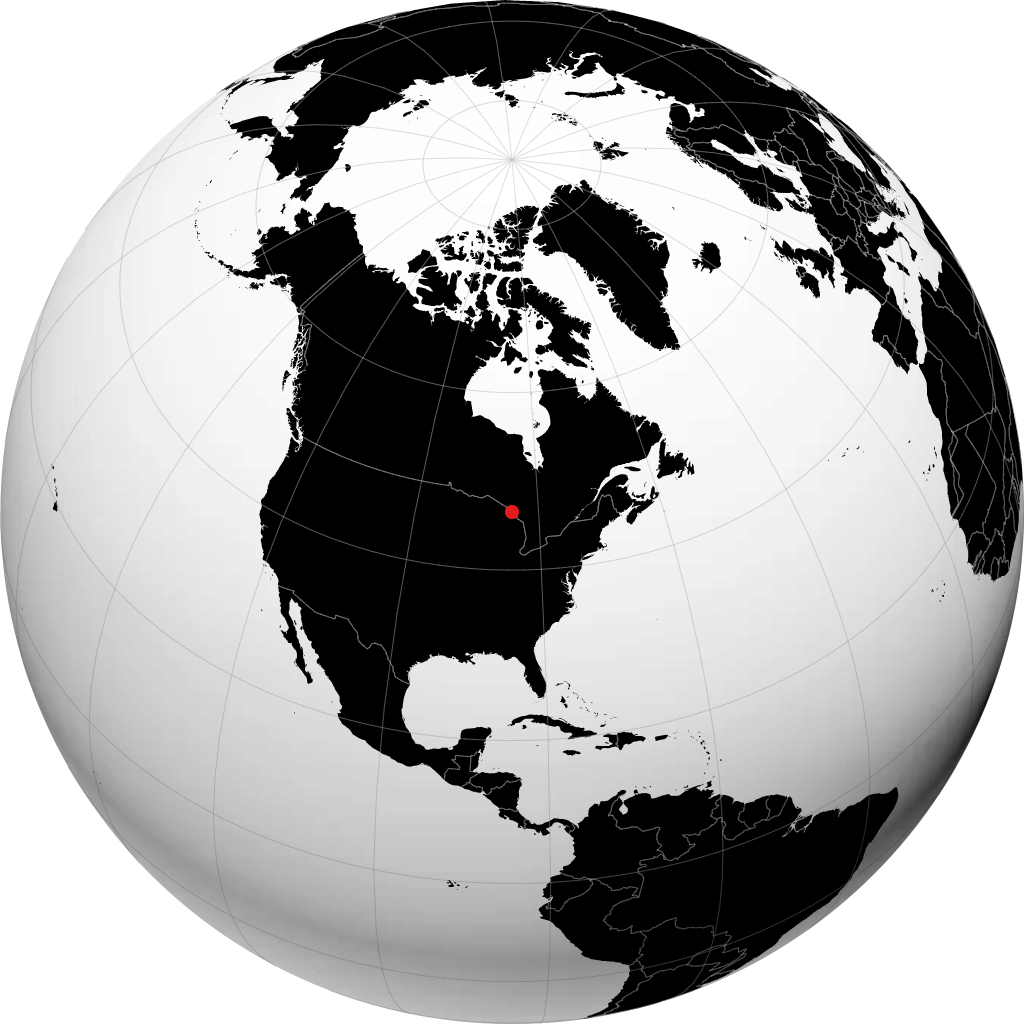 Sault Ste. Marie trên quả địa cầu