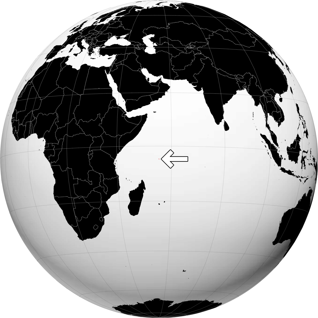 Seychelles trên quả địa cầu