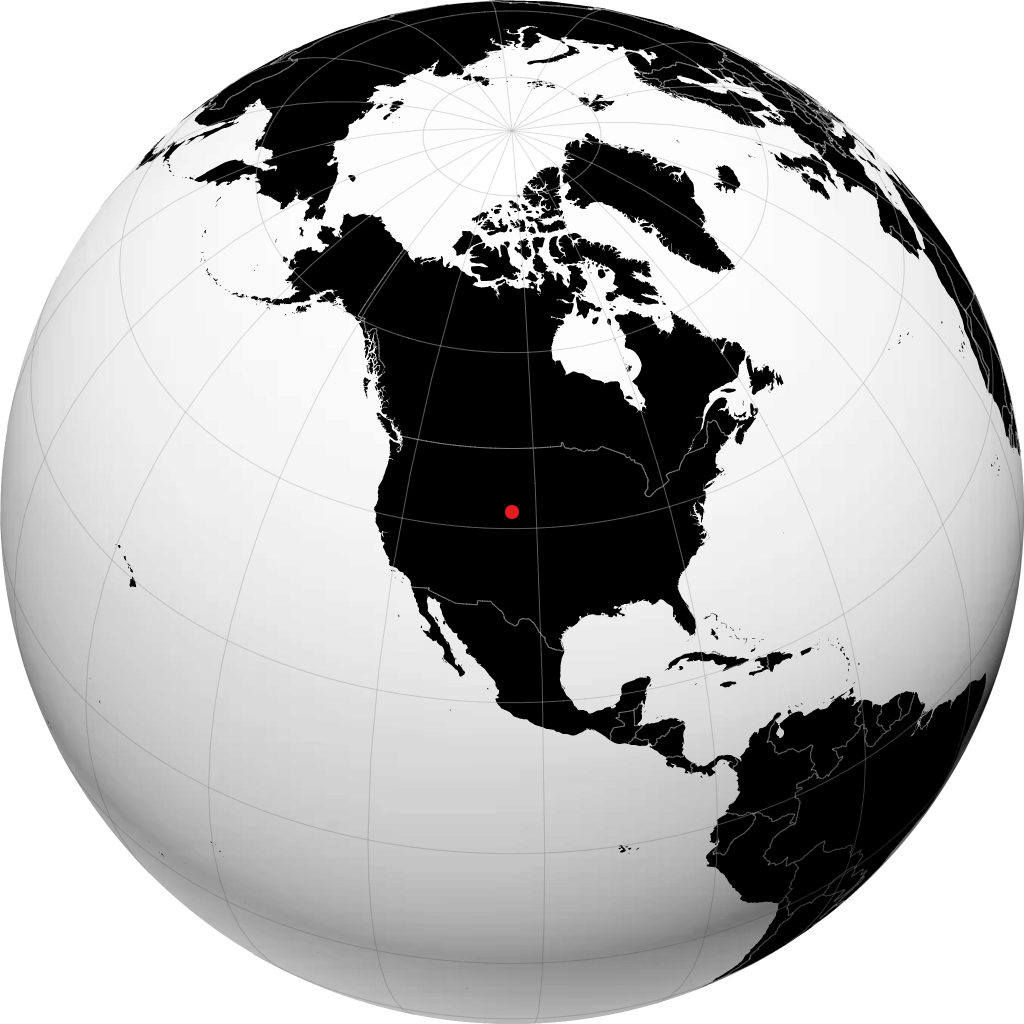 Scottsbluff trên quả địa cầu