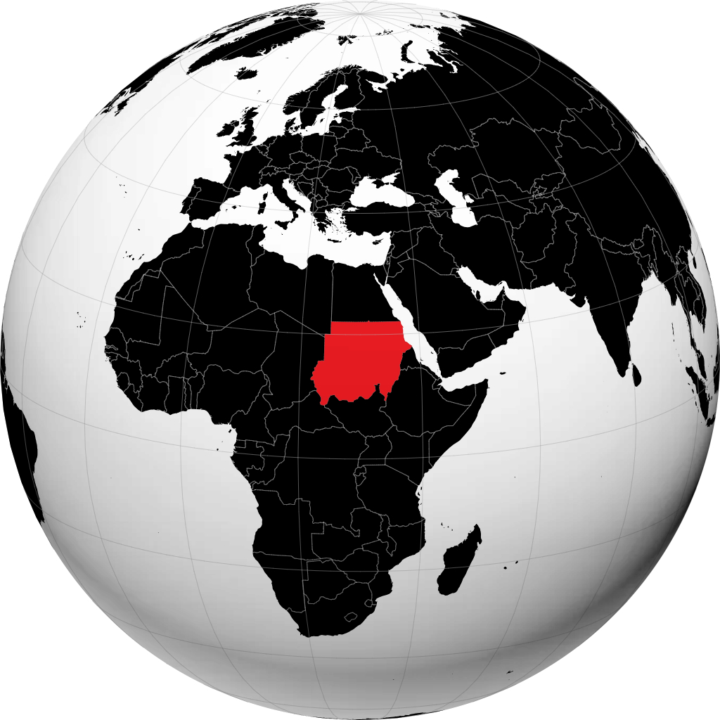 Sudan trên quả địa cầu