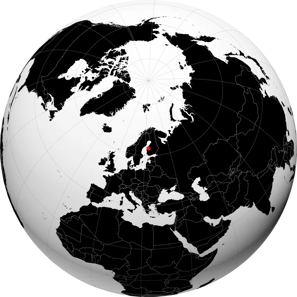 Seinäjoki trên quả địa cầu