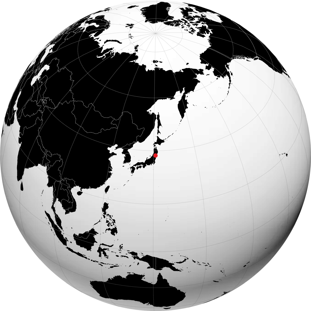Sendai trên quả địa cầu