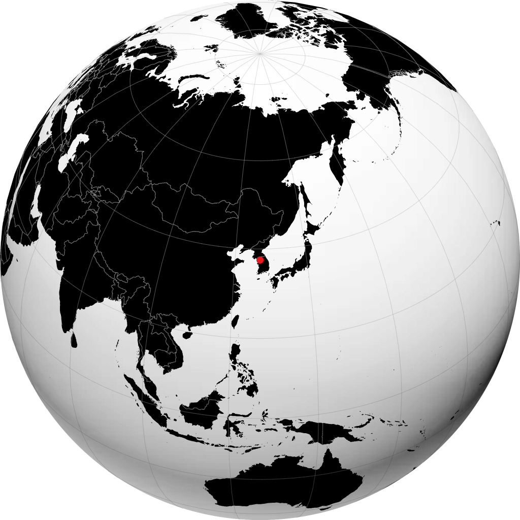 Seoul trên quả địa cầu