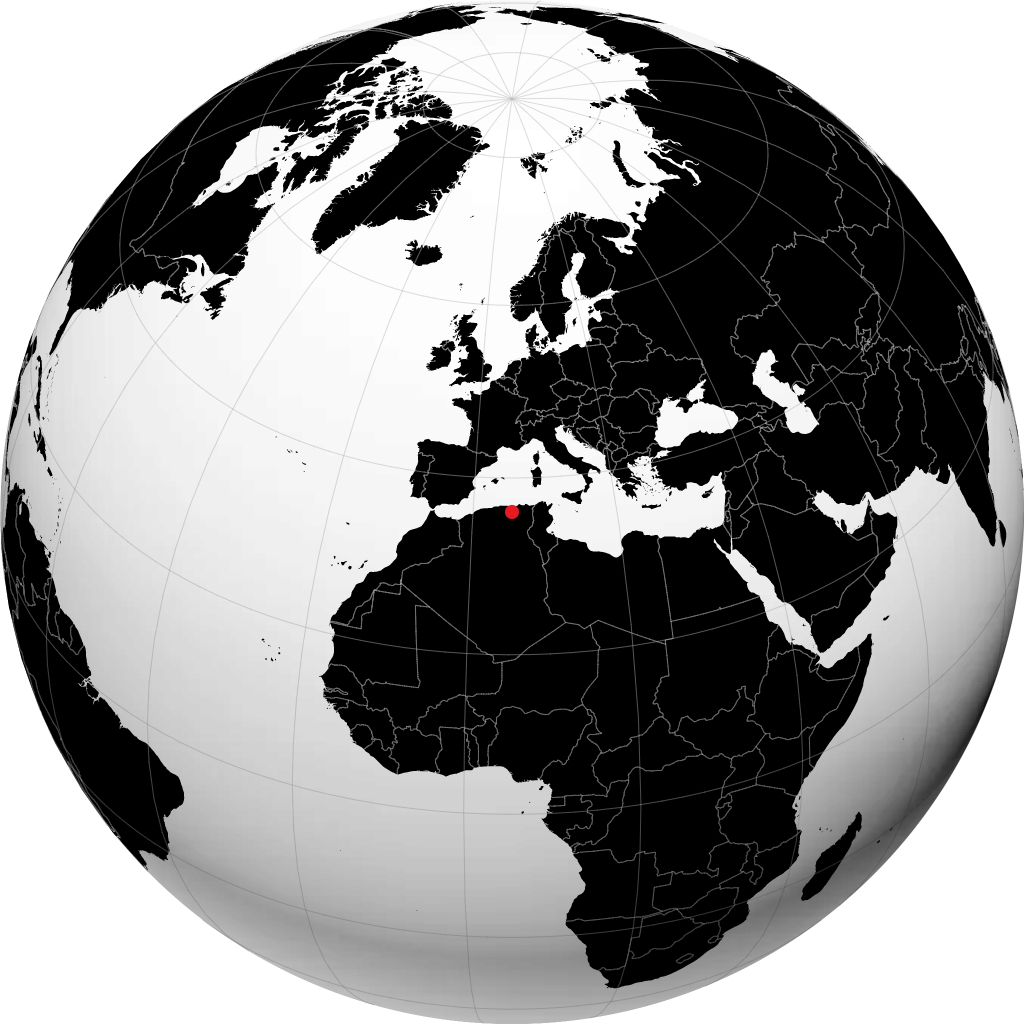 Sétif trên quả địa cầu