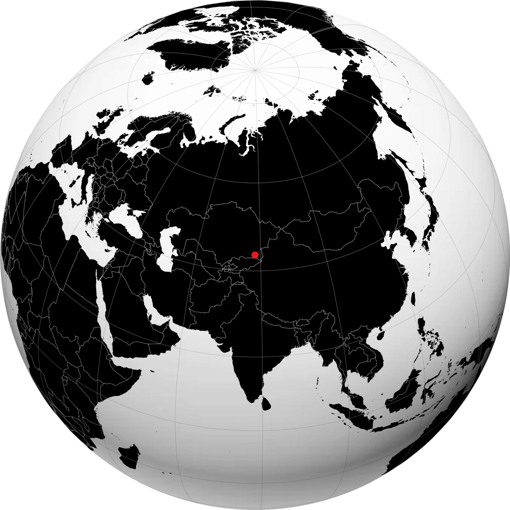 Shelek trên quả địa cầu