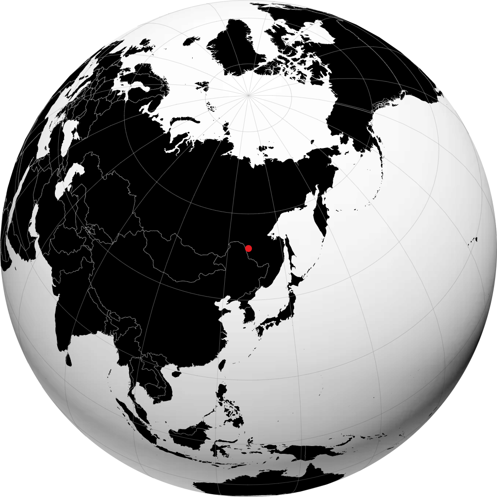 Shimanovsk trên quả địa cầu