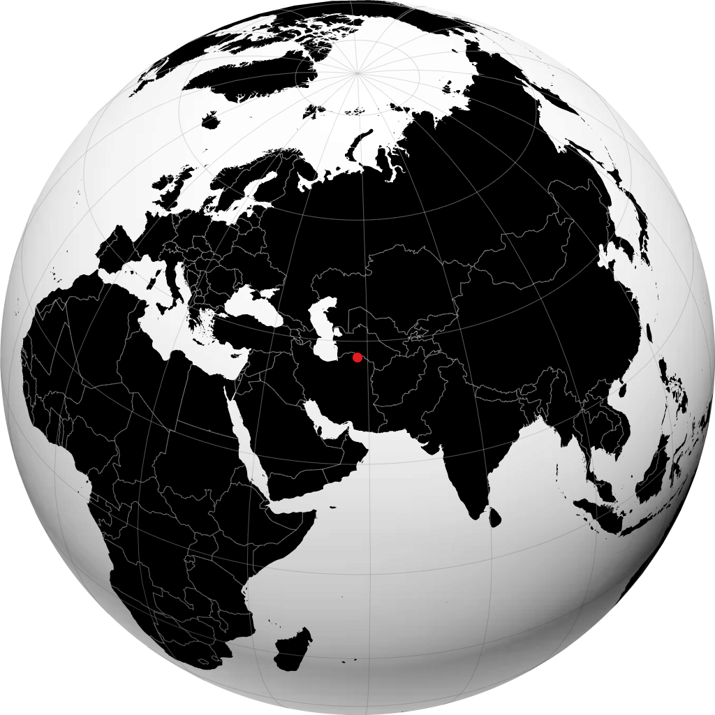 Shirvan trên quả địa cầu