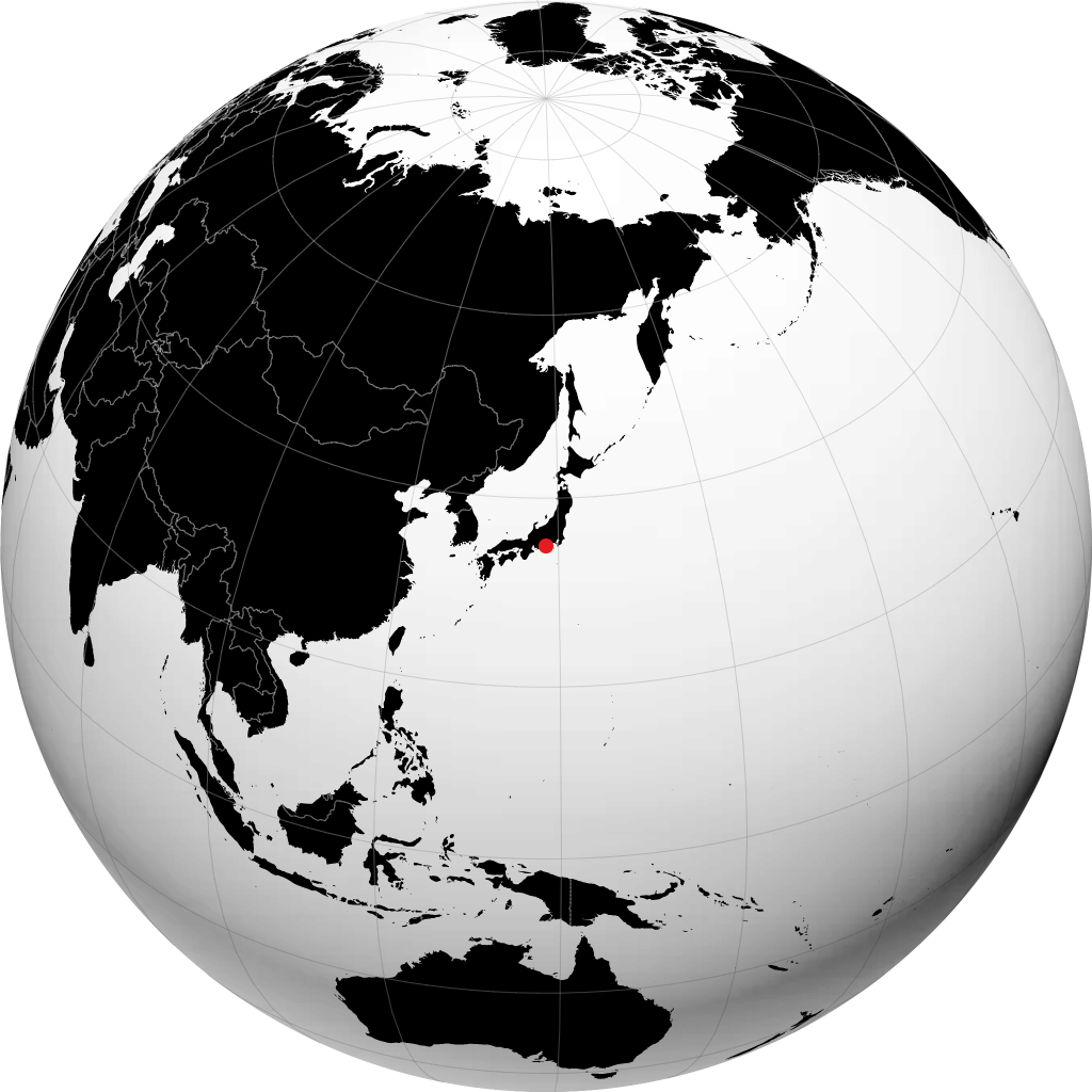 Shizuoka trên quả địa cầu