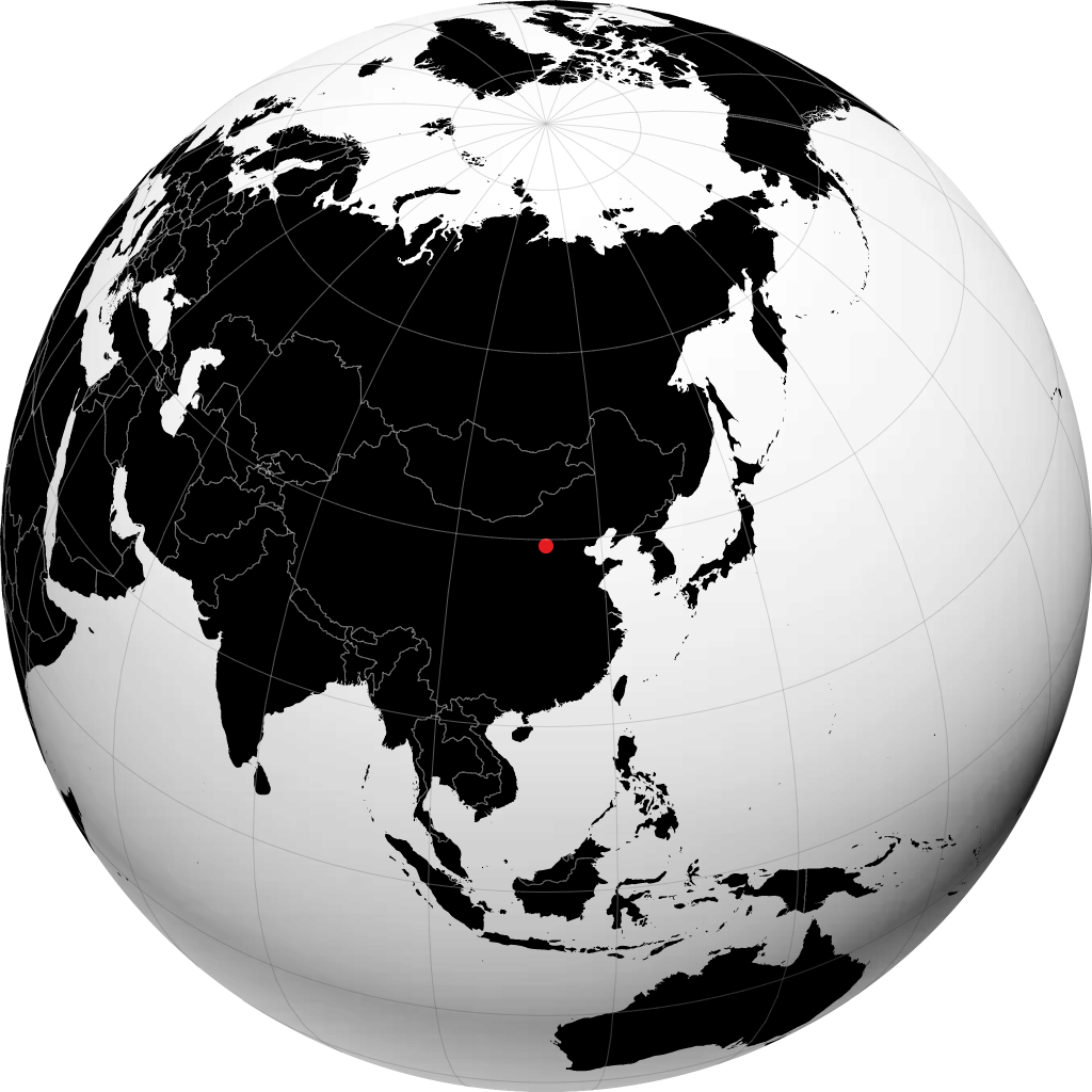 Shuozhou trên quả địa cầu