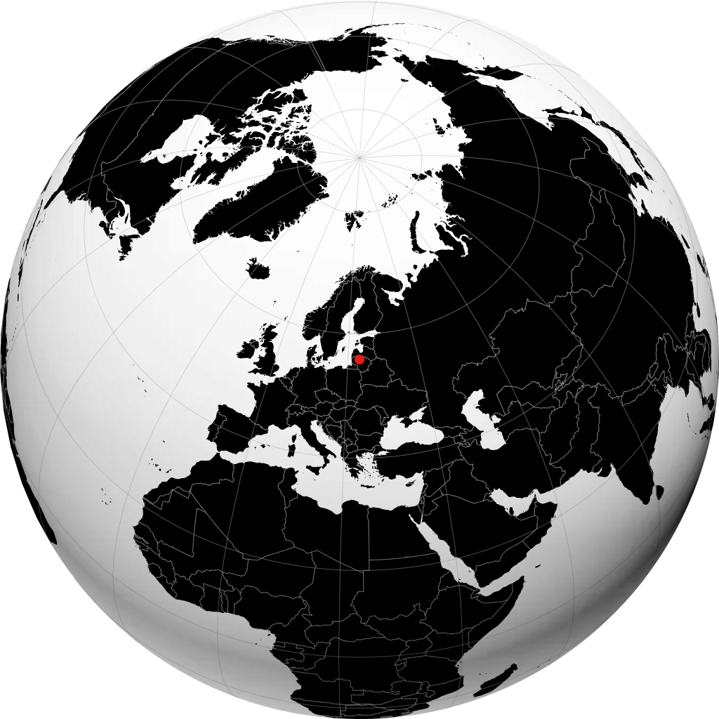 Šiauliai trên quả địa cầu