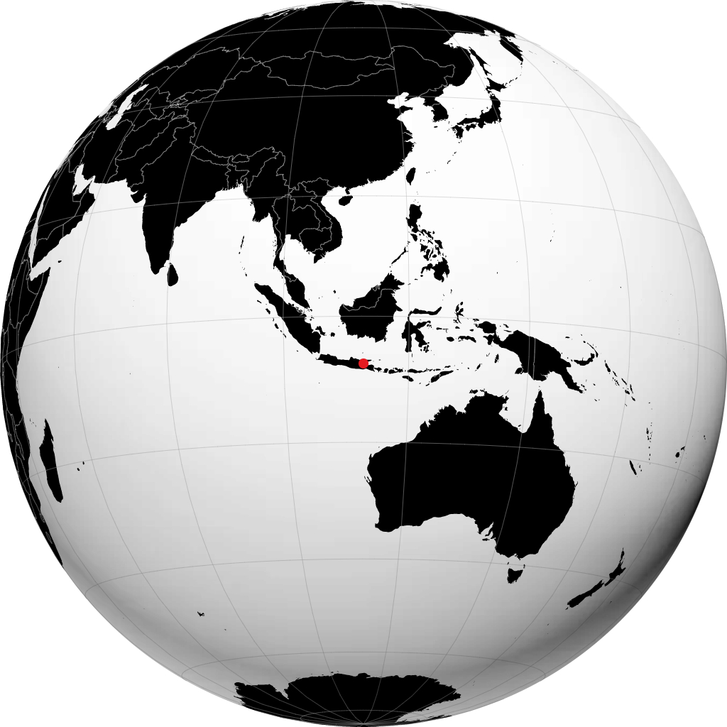 Sidoarjo trên quả địa cầu
