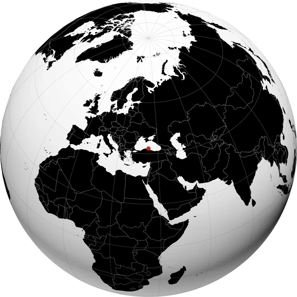 Sinop trên quả địa cầu