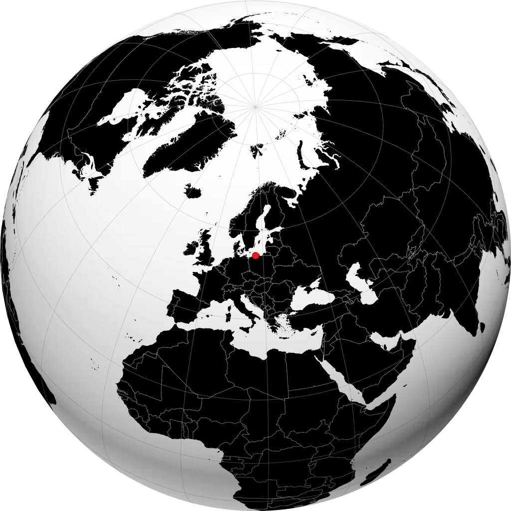 Słupsk trên quả địa cầu