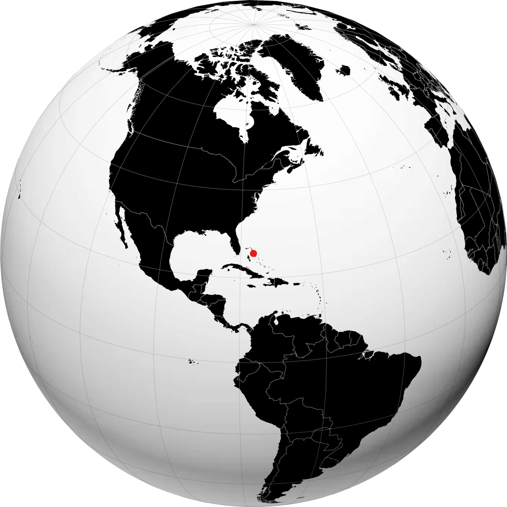 Spanish Wells trên quả địa cầu