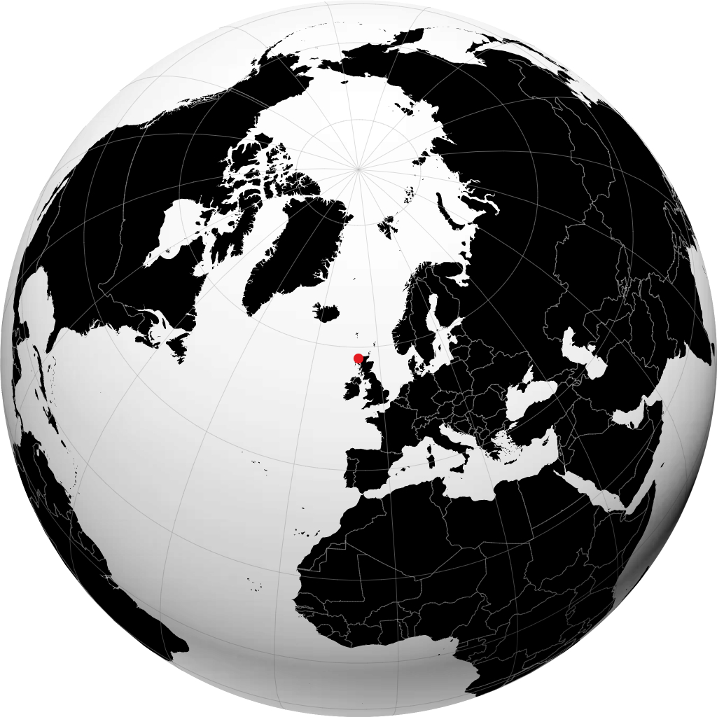 Stornoway trên quả địa cầu