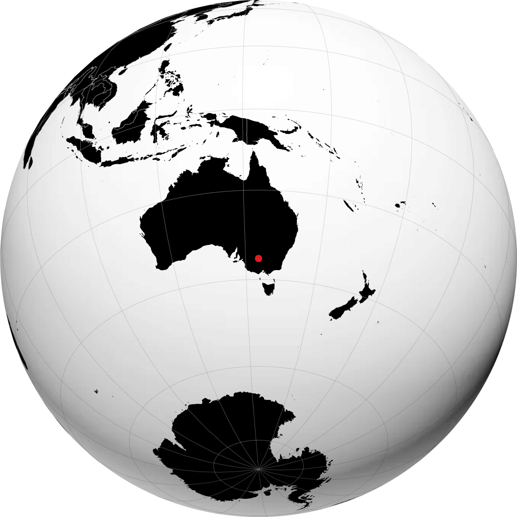 Swan Hill trên quả địa cầu