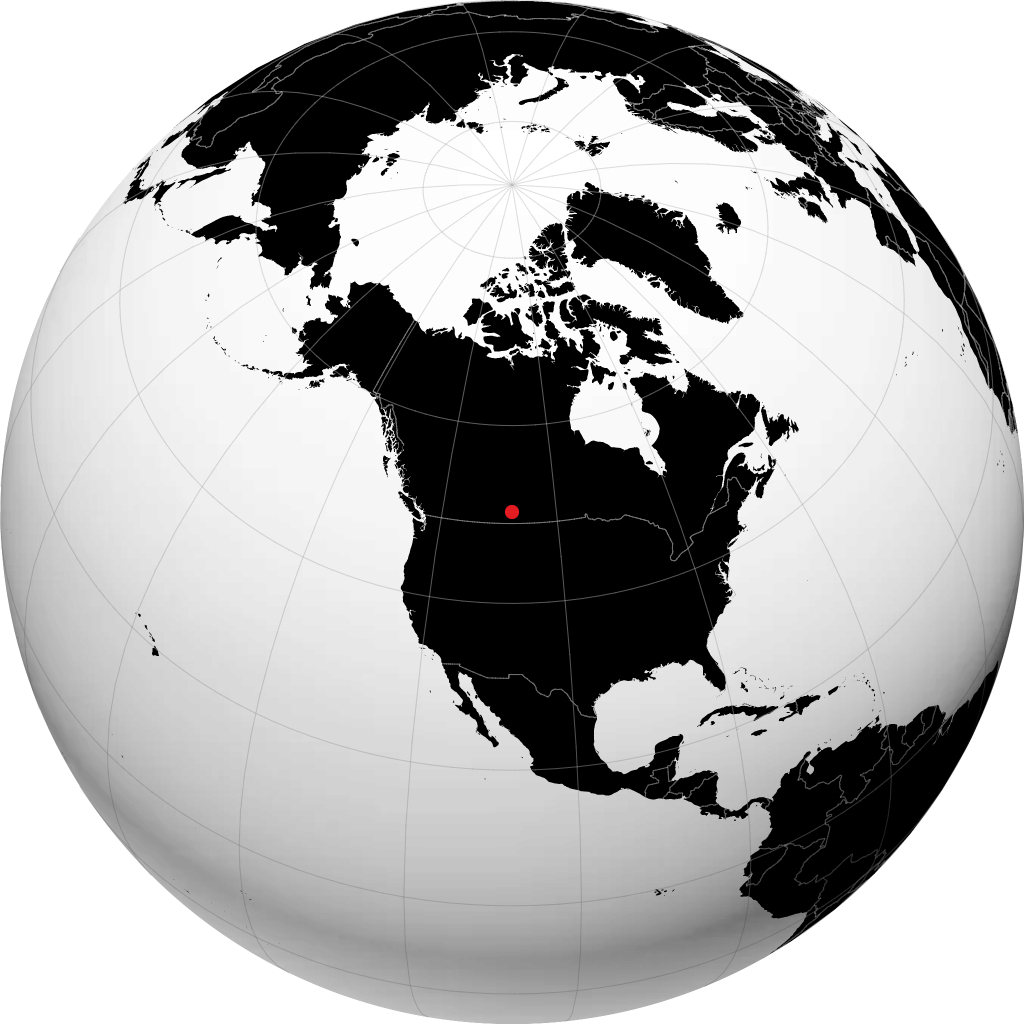 Swift Current trên quả địa cầu