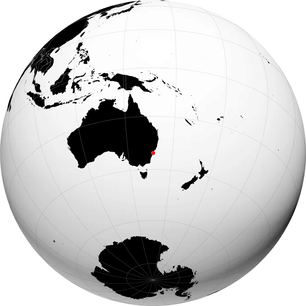 Sydney trên quả địa cầu