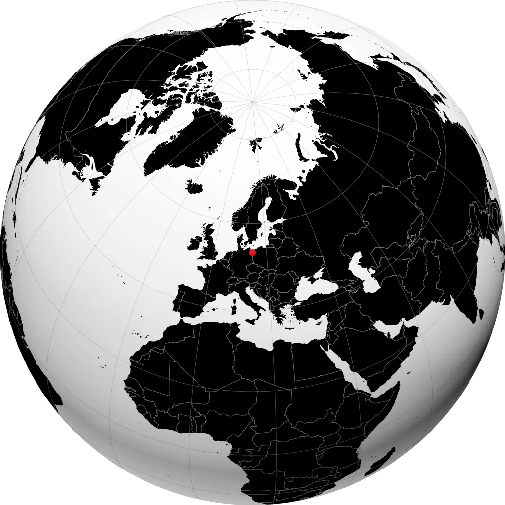 Szczecin trên quả địa cầu
