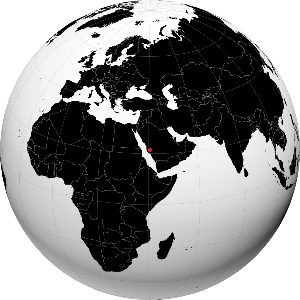 Taif trên quả địa cầu