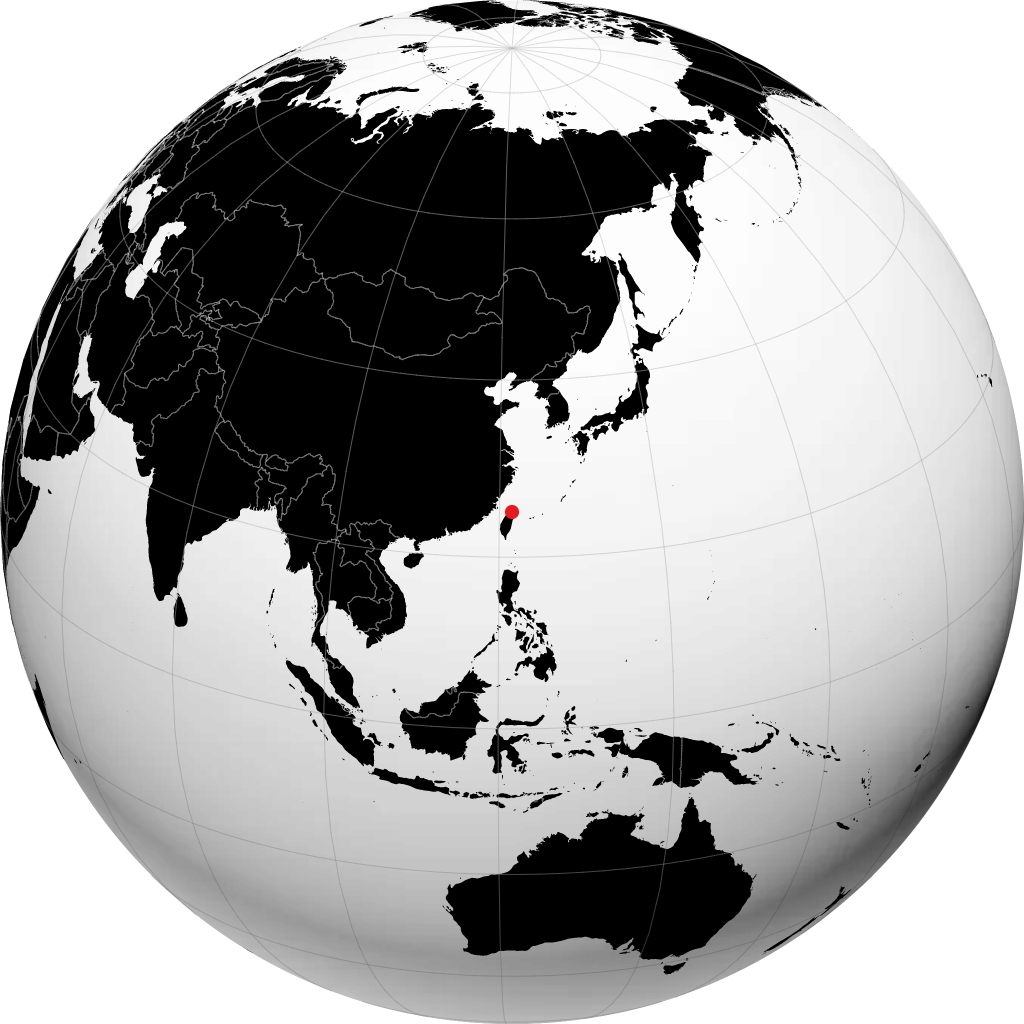 Đài Bắc trên quả địa cầu