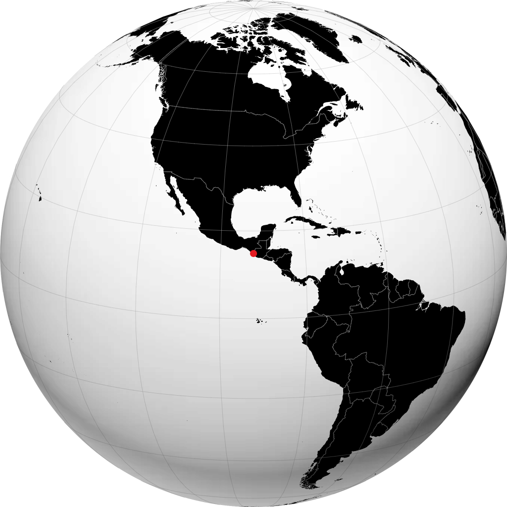 Tapachula trên quả địa cầu