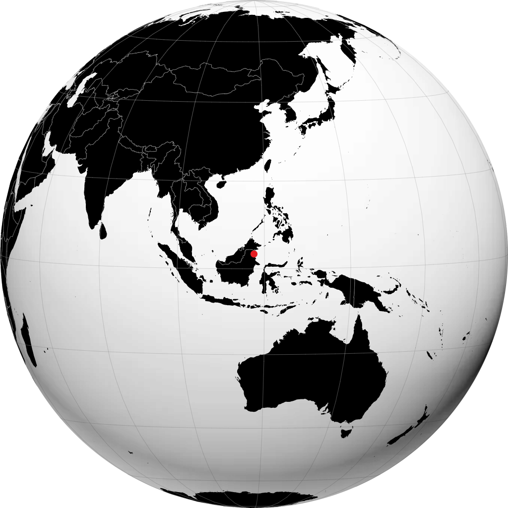 Tarakan trên quả địa cầu