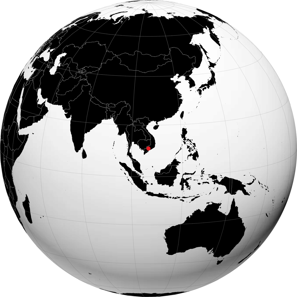 Thủ Dầu Một trên quả địa cầu