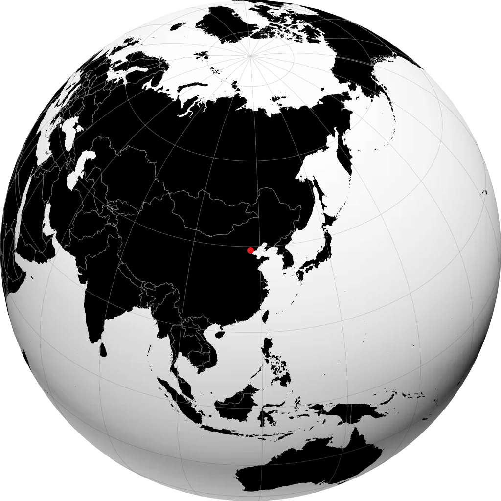 Thiên Tân trên quả địa cầu