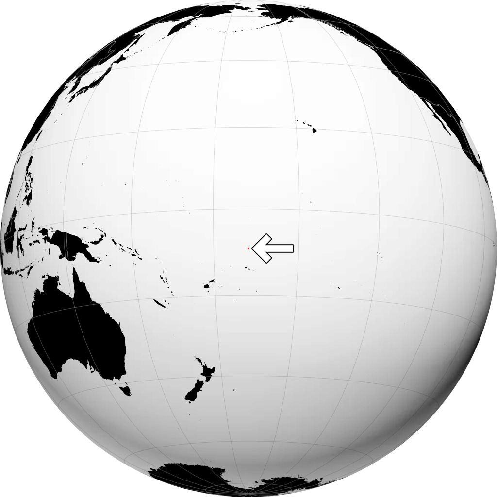 Tokelau trên quả địa cầu