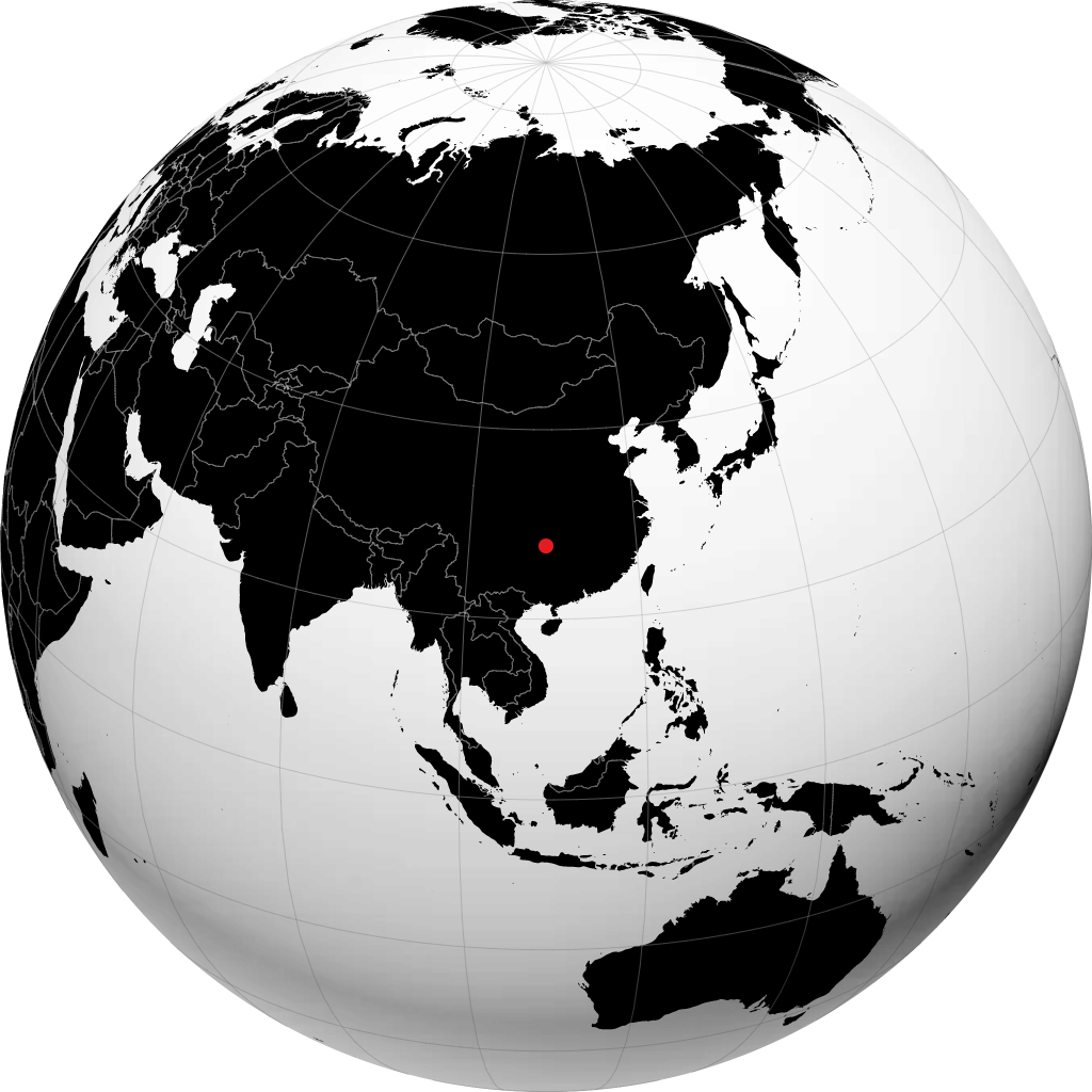 Tongren trên quả địa cầu