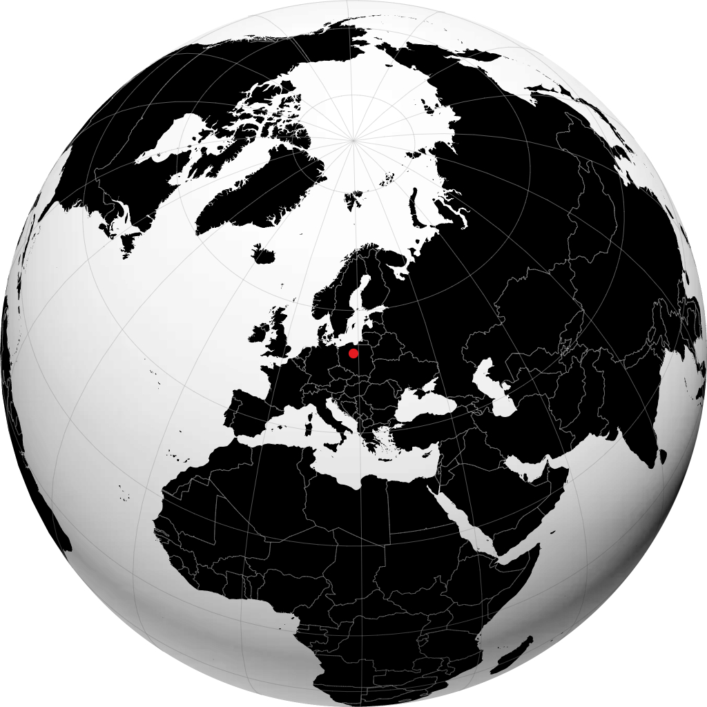 Toruń trên quả địa cầu