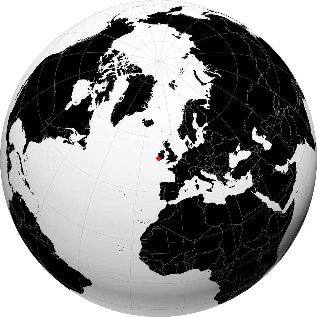 Tralee trên quả địa cầu