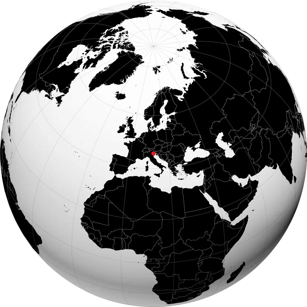Treviso trên quả địa cầu